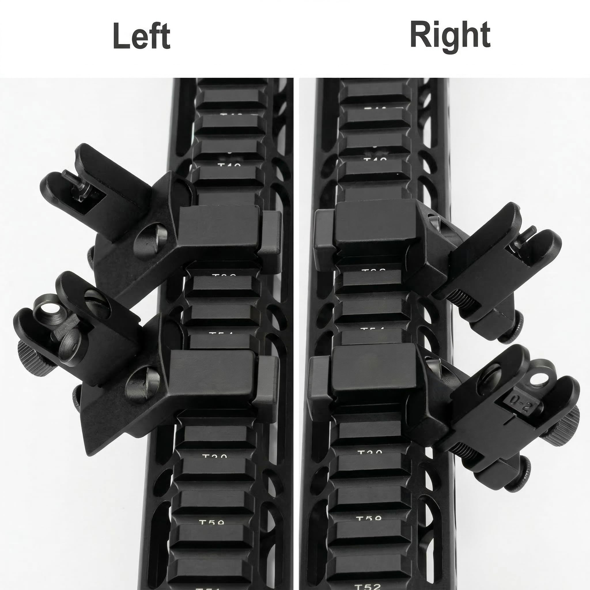 Amazon.com: GOTICAL 45 Degree Offset Flip Up Sight | Low Profile